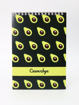 Скетчбук "Many avocado" 14х20 см, плотность 100 гр