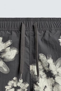 BA?ADOR LARGO ESTAMPADO FLORAL / Gris - Zara фото 3