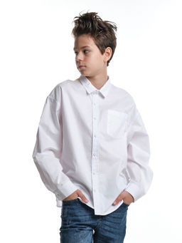 Рубашка для мальчика 22-7619 голубой - Mini maxi фото 11
