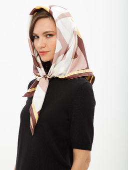 Платок жен. шелк 86х86 SS04-8322-16 - Eleganzza фото 6