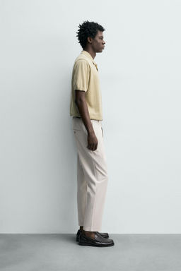 PANTAL?N CHINO ESTRUCTURA CONFORT / Beige claro - Zara фото 4
