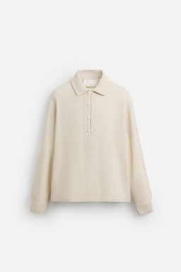 TEXTURED POLO SHIRT - Zara фото 8