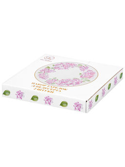 Набор тарелок десертных 2 пр. 19*19*2 см "Сирень" фарфор NEW BONE CHINA