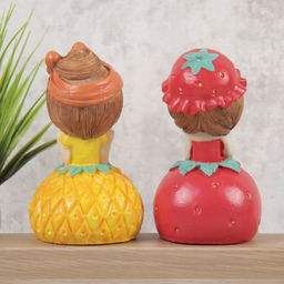 Фигурка Клубника/Ананас висячие ножки 2 штуки набор 21 см / 9619 /уп 60/ - Галеонтрейд фото 4