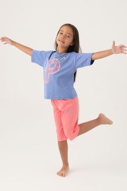K_z _ocuk Mavi Pijama Tak_m_ Sepette S_rpriz _ndirim - U.s. polo assn фото 3