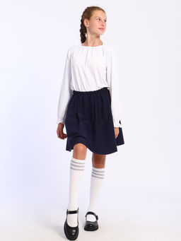 Лонгслив Анечка серо-голубой Ладошки  фото 31