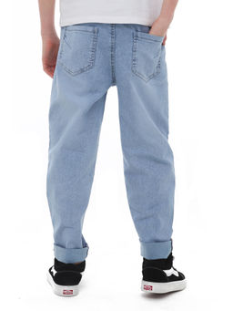 Джинсы-багги для мальчиков - Синий мир фото 15