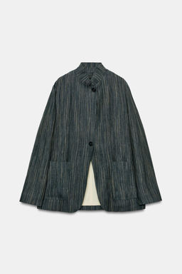 BLAZER LINO RAYAS ZW COLLECTION / Gris azul - Zara фото 5