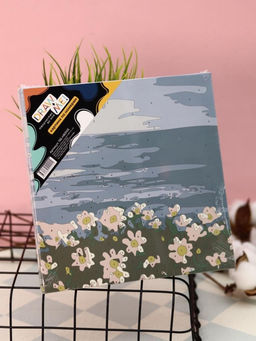 Картина по номерам на подрамнике Draw Me! White daisies, (20*20 см)