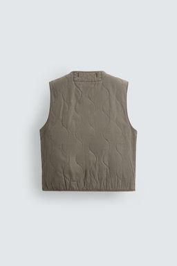 CHALECO LAVADO PESPUNTES / Khaki - Zara фото 9