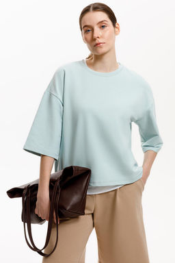 ЕВТ 3272/ментоловый джемпер жен