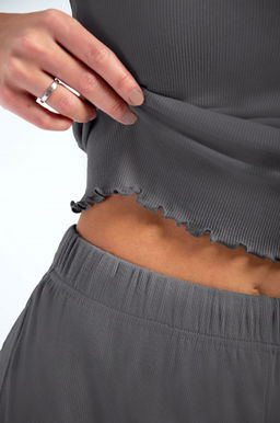 Арт. 9155/2 Пижама с шортами 42-50 (5 шт) Цвет:верх-темно-серый,низ-темно-серый - Калинка фото 5