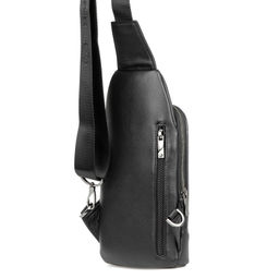 Мужская кожаная сумка-слинг - Barcelo biagi фото 3