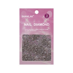 Nail Art Стразы для ногтей №3, серебристый  фото 2