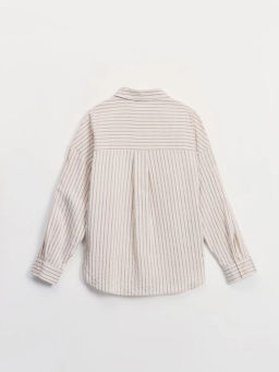 Блуза оверсайз из вискозы с длинным рукавом ZR2605012013-60 / Zarina