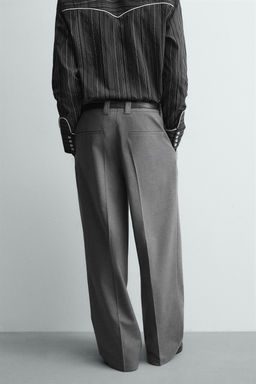FLOWING WIDE-LEG TROUSERS - Zara фото 3