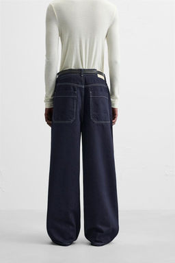 WIDE-LEG BAGGY JEANS - Zara фото 3