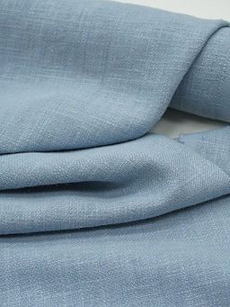 Крапива Рами (Ramie)-диагональ, цв.Серо-голубая дымка-2, ш.1.4м, крапива-100%, 270гр/м.кв