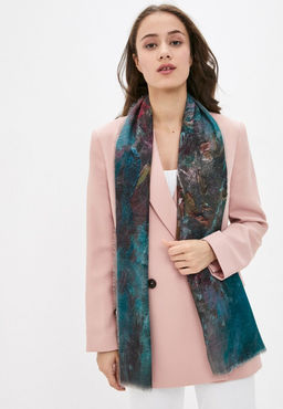 Палантин из вискозы и хлопка