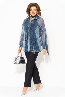 Костюм Liliana 1496БрПн синий/черный