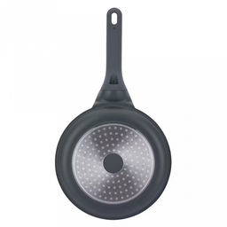 Сковорода блинная с антипригарным покрытием Denim д20см, s4мм, индукционное дно д16см, s1,5мм, литой алюминий, 2-х слойное антипригарное покрытие WISTONE с эффектом гранитной крошки, бакелитовая ручка с покрытием soft-touch, Regent (Китай) Подх - Домашняя мода фото 4