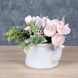 Цветочная композиция Букет гортензий 13х8,5х14 см / NW713/FLM-102 / (Желтый) - Галеонтрейд фото 9