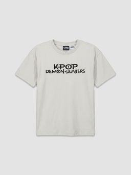 K-pop Demon Hunters Bask?l? Erkek ?ocuk Ti??rt