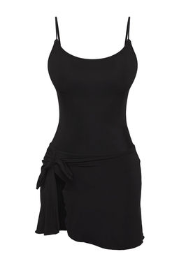 Siyah Baglamal? Kare Yaka Kapl? Etek Mayo TBESS25MA00051