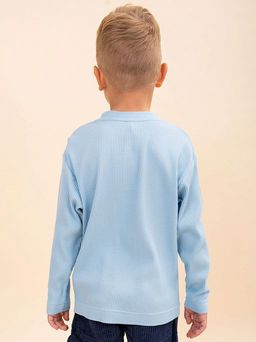 PELICAN, джемпер для мальчиков, Голубой  фото 2