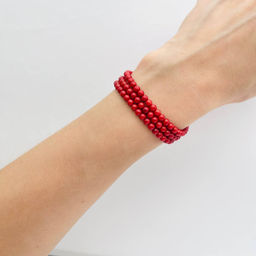 Бусины для украшений из красного Коралла - Радуга самоцветов фото 2