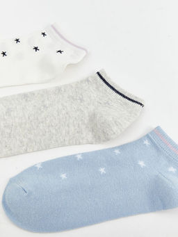 Desenli Kad?n Patik ?orap 5li