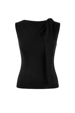 Siyah Yaka Baglama Detayl? Premium Iplik Triko Bluz TWOSS26BZ00299