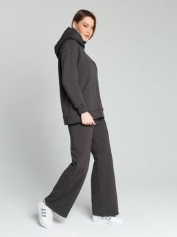 Брюки женские футер 3-х нитка петля ПАЛАЦЦО ГРАФИТ - Domtrik фото 2