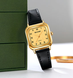 Часы наручные Skmei женские кварцевые 2579gold-black