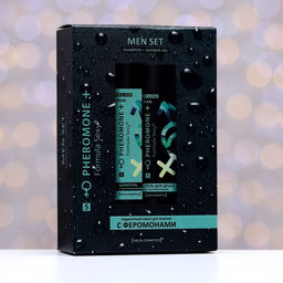 Подарочный набор косметики мужской Formula Sexy №5, гель для душа 250 мл+шампунь 250 мл (по мотивам Egoiste Platinum (Chanel)