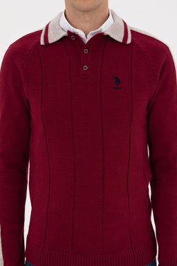 Erkek Bordo Kazak - U.s. polo assn фото 6