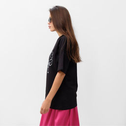 Футболка женская MIST Tiger, размер 40-42, чёрная