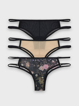 Трусы бразилиана женские в наборе, 3 шт - Mark formelle фото 8