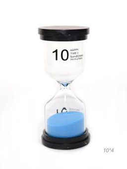 Часы песочные 10 минут / L-100 /уп 120/ микс (Желтый) - Галеонтрейд фото 4