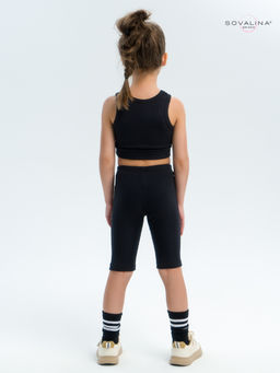 Костюм Тренд лапша черный - Sovalina фото 28