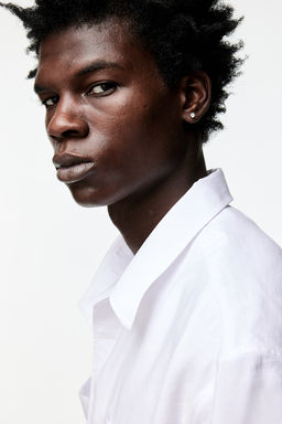 Camisa en mezcla de modal Regular Fit - H&m фото 3