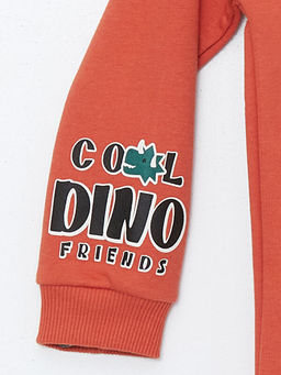 Bisiklet Yaka Bask?l? Erkek Bebek Sweatshirt - Waikiki фото 3