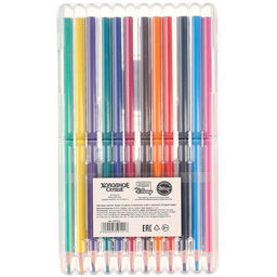 Карандаши цветные 12 цветов в пластиковом пенале с подставкой Эльза, Холодное сердце - Disney фото 9