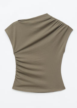 Top de punto drapeado - H&m фото 2