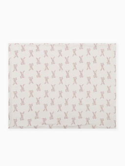 Покрывало Крошка Я «Зайка» 100×130 см, муслин, 4 слоя, хлопок 100%