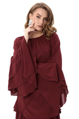 Костюм NIKVA н1001-4 винный  фото 2