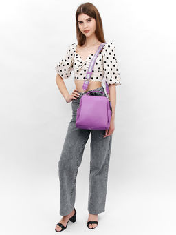 LACCOMA рюкзак Лилу-Л815-орхидея эко кожа хлопок фото 3