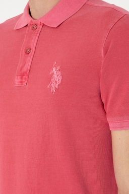 Erkek Slim Fit Polo Yaka Pembe Basic Ti__rt Sepette S_rpriz _ndirim - U.s. polo assn фото 7