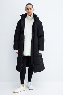MAMA Hooded puffer coat