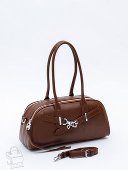 Сумка женская кожаная 9198SP d.brown Velina Fabbaino-Safenta в Новосибирске